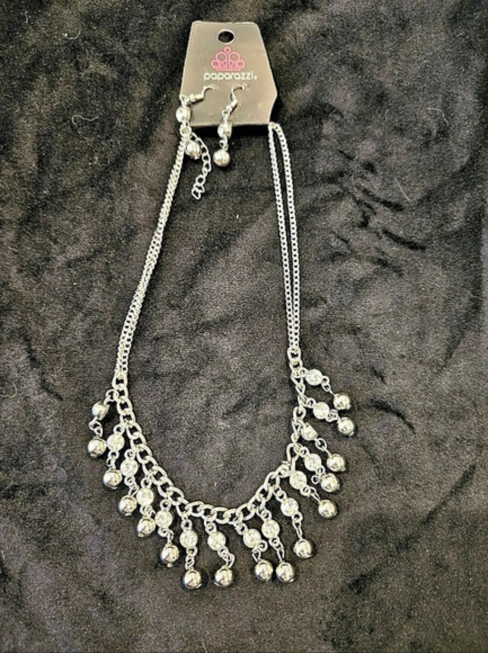 Paparazzi Silver-Tone Charm Necklace
